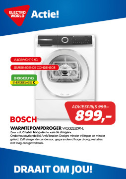 Bosch Warmtepompdroger WQG235D9NL