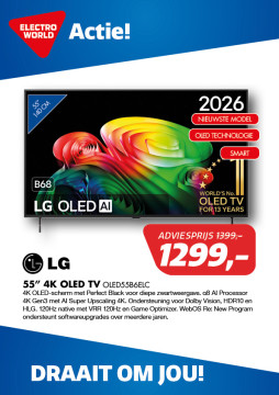LG 55inch 4K OLED TV OLED55B6ELC