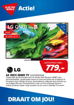 LG 65 inch QNED TV 65QNED87A6B