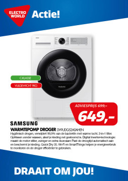 Samsung WARMTEPOMP DROGER DV9UDG52A0AHEN