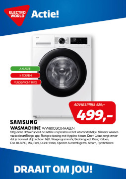 Samsung WASMACHINE WW80CGC04AAEEN