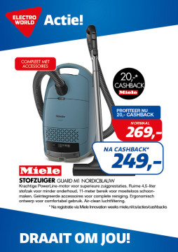 Miele Stofzuiger GUARD M1 NORDICBLAUW